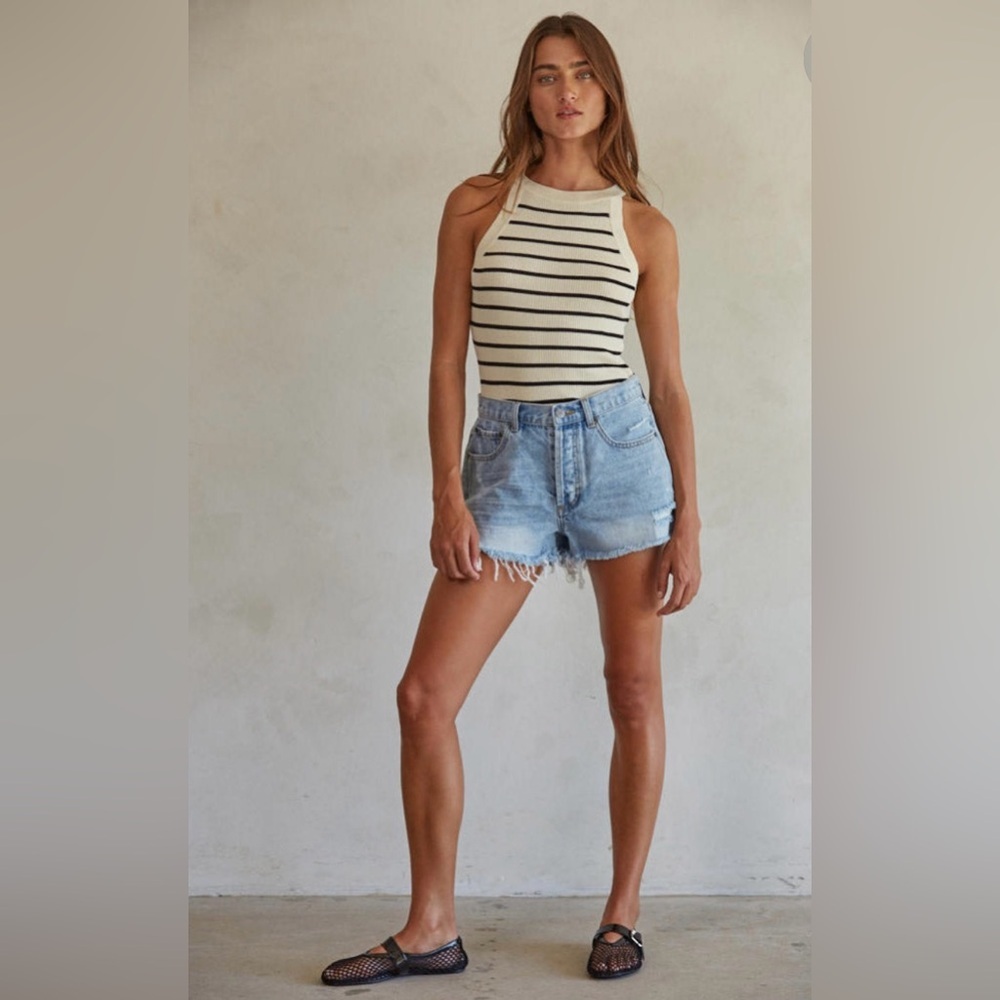 By Together - City Cut Shorts - Medium Denim - Union